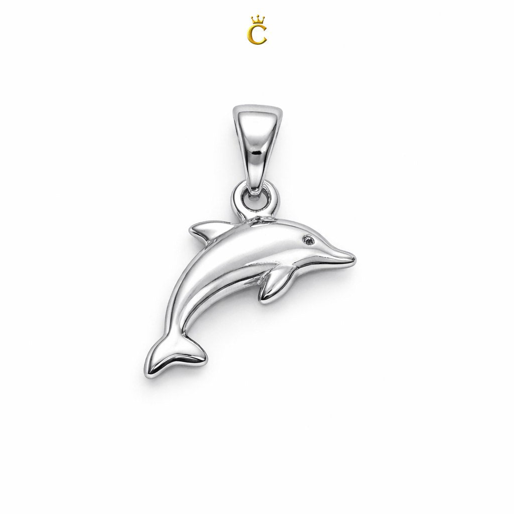 Silver Dolphin Pendant Necklace