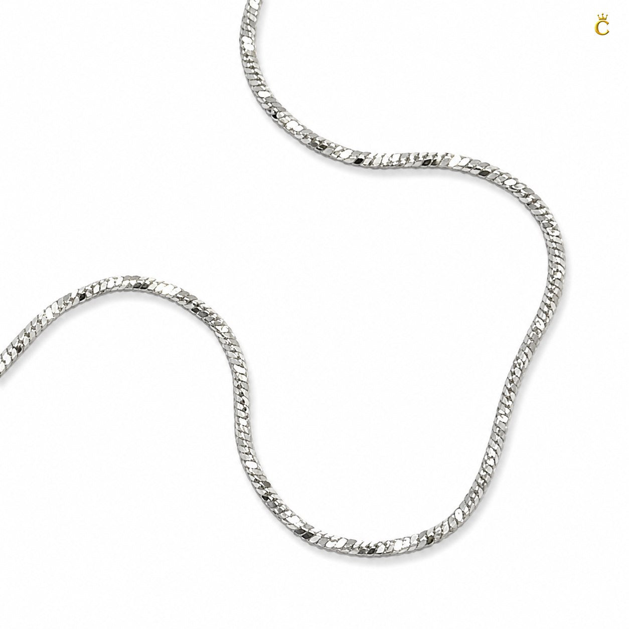 Elegant Silver Shimmer Link Chain