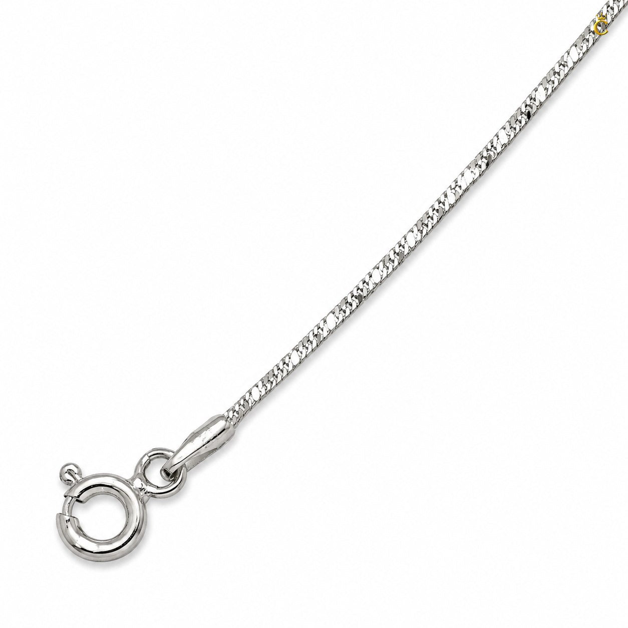 Elegant Silver Shimmer Link Chain