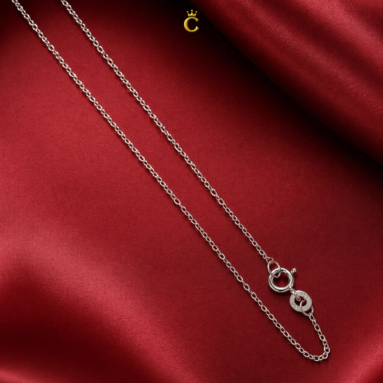 Classic Fine Silver Chain Necklace for Women