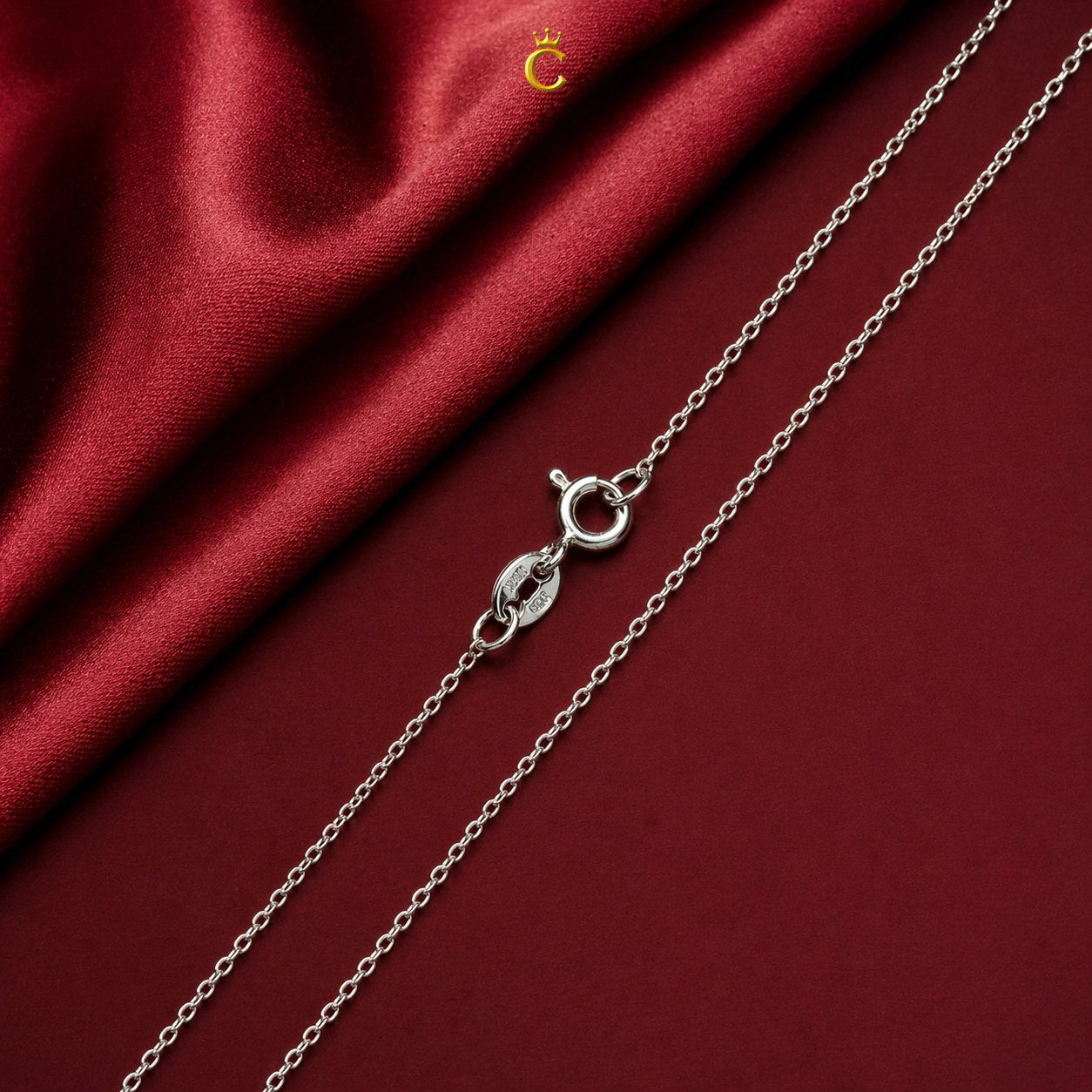 Classic Fine Silver Chain Necklace for Women