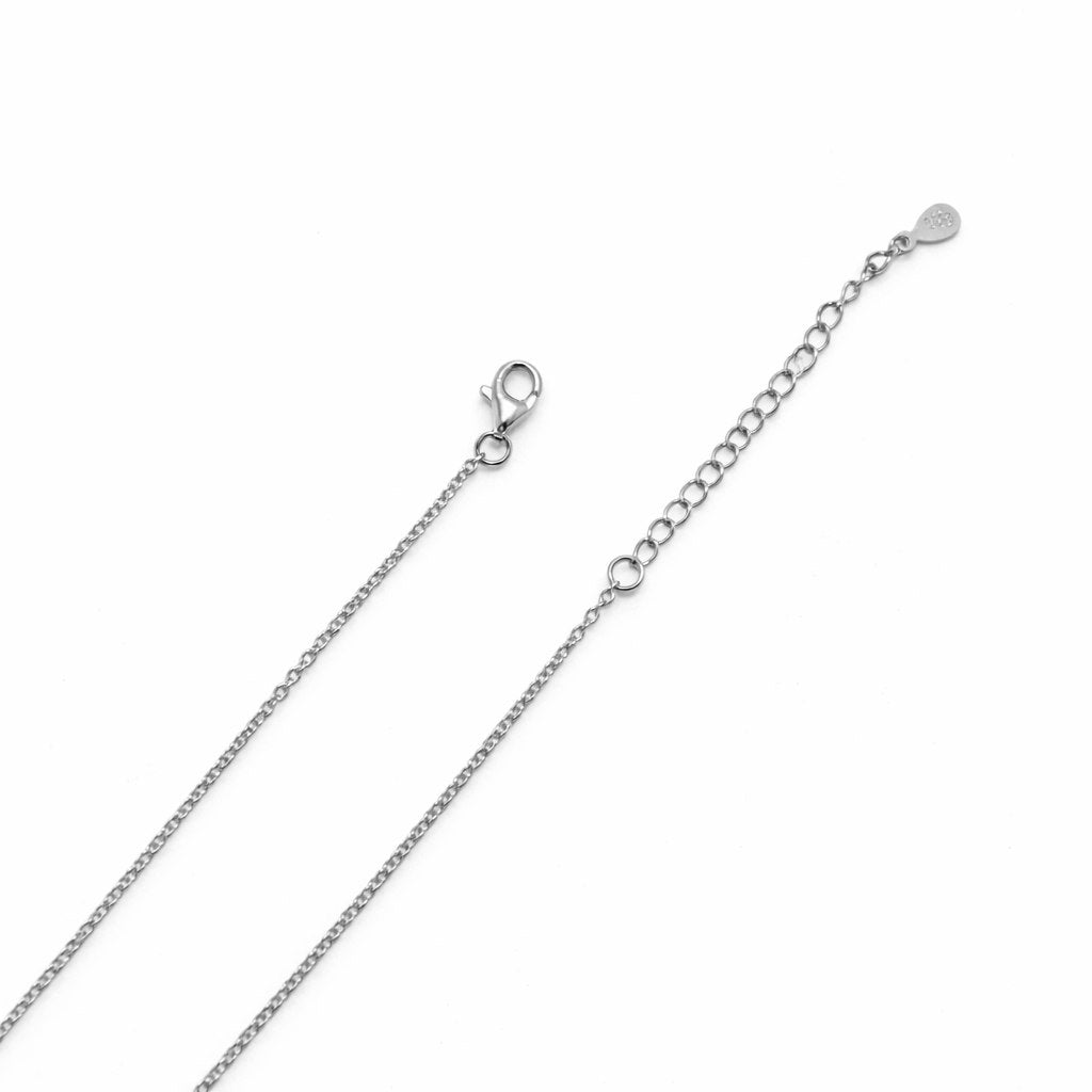 Sparkling Dolphin Silver Pendant Necklace