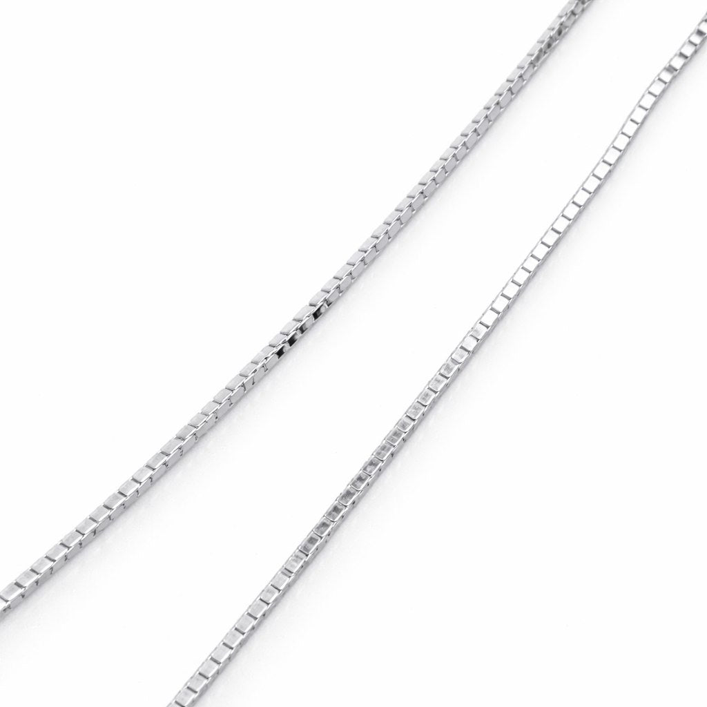 Classic Silver Box Chain Necklace