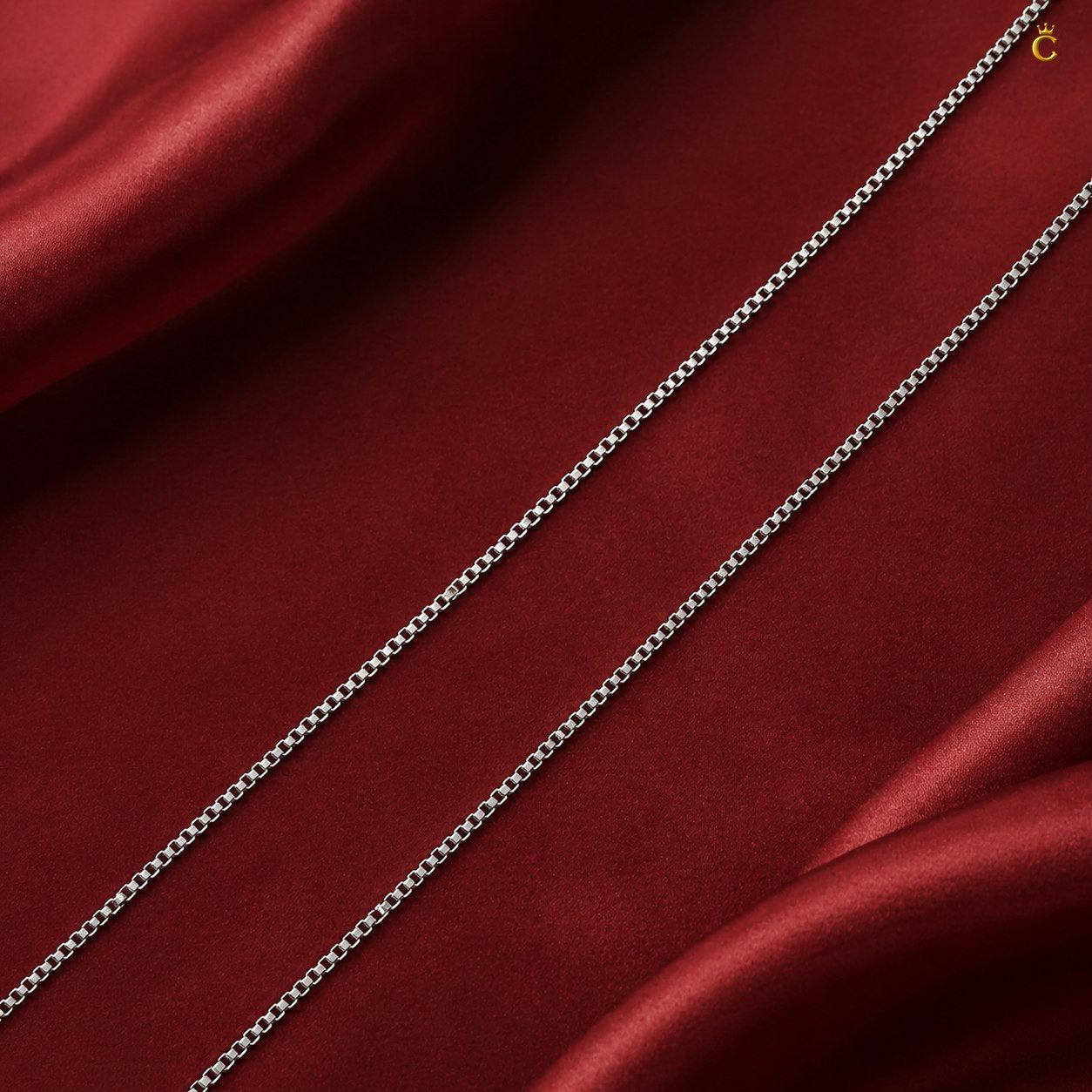 Silver Box Chain Necklace