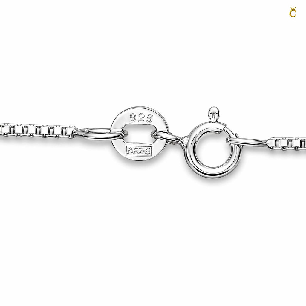Silver Box Chain Necklace