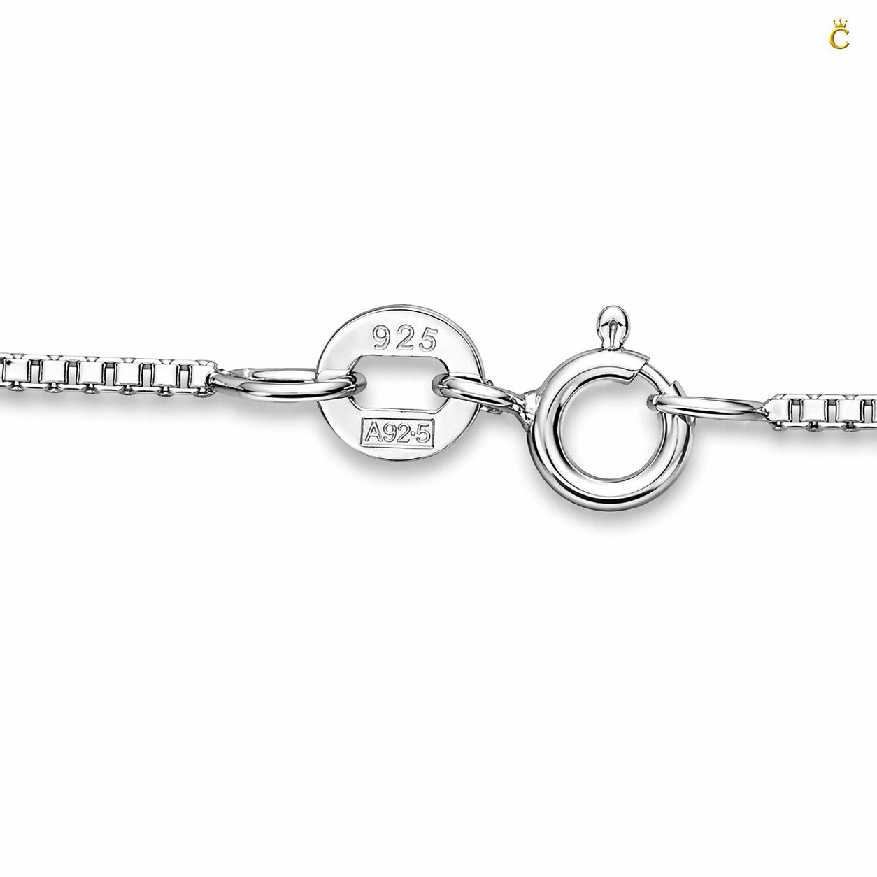Silver Box Chain Necklace