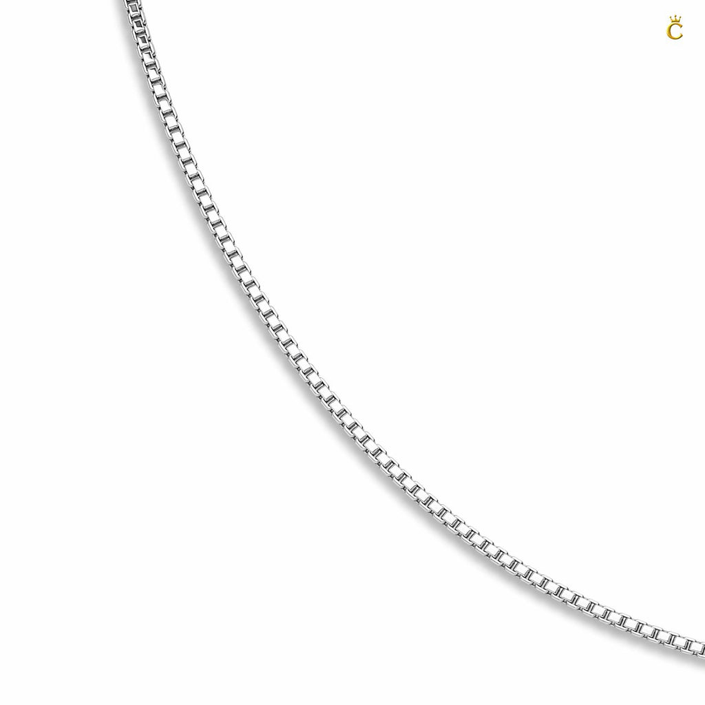 Silver Box Chain Necklace