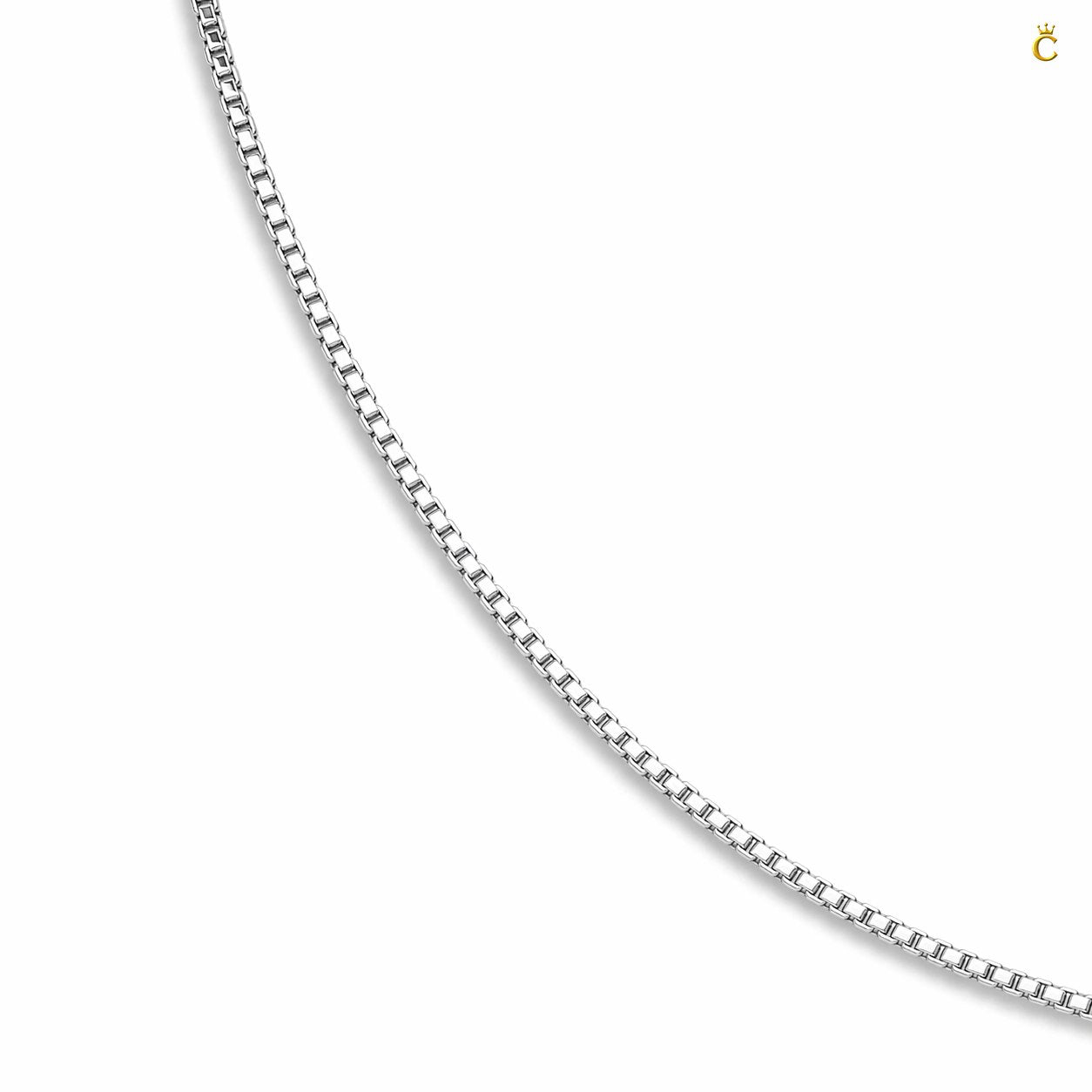 Silver Box Chain Necklace