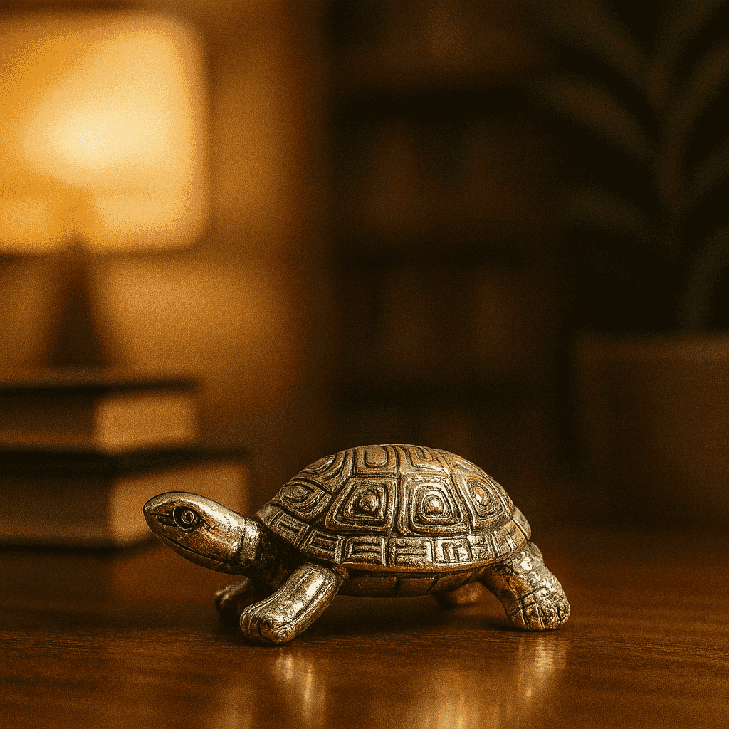 999 Fine Silver Tortoise | Lucky Vastu Home Décor Showpiece for Prosperity - Celestora - India - Classic - home - Home Decor