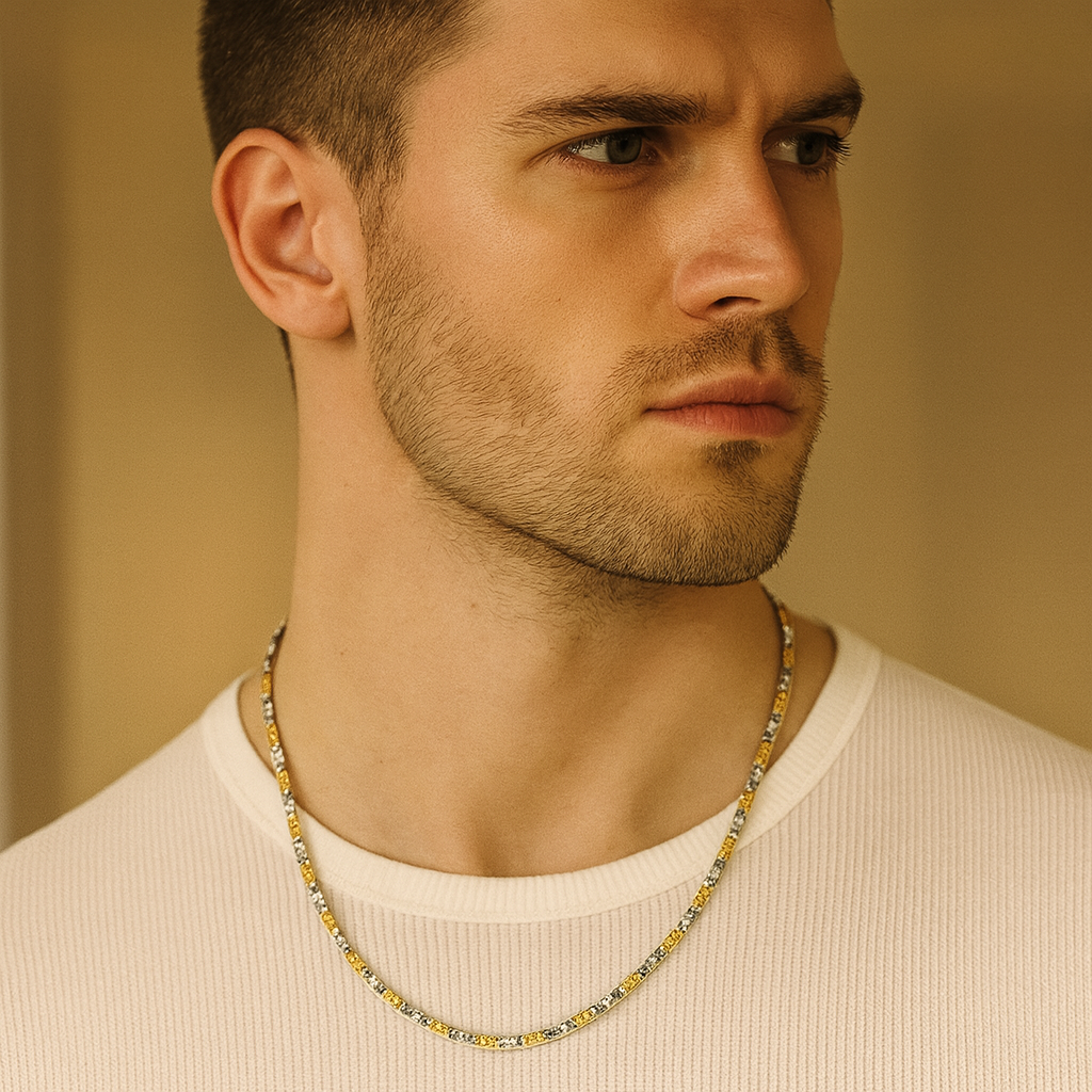 925 Sterling Silver Two-Tone Majesty Chain