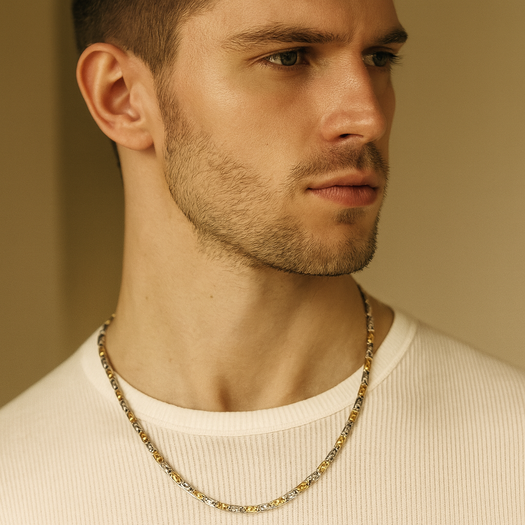 925 Sterling Silver Two-Tone Majesty Chain