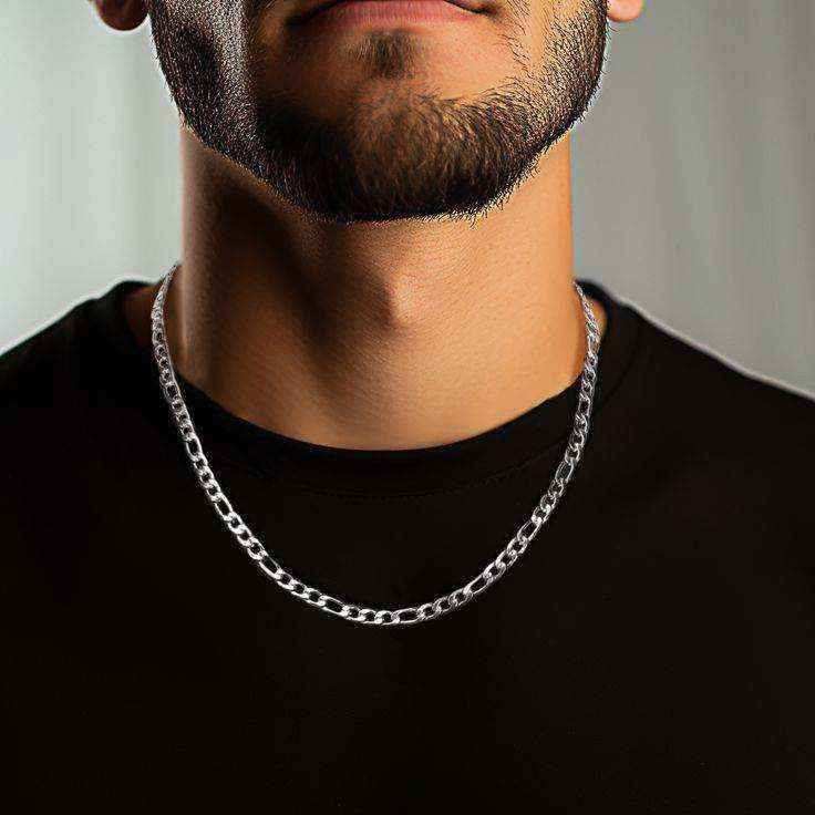 The 925 Sterling Silver Classic Figaro Chain – Celestora