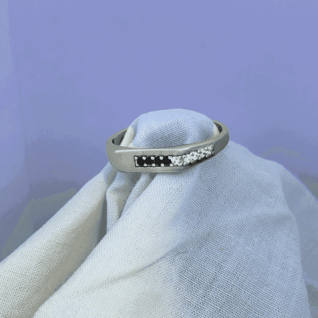 The 925 Sterling Silver Eclipse Line Ring - Celestora - India - 9 - - Ring for Men, Boys, Gift for Men, Brother, Boyfriend, Husband