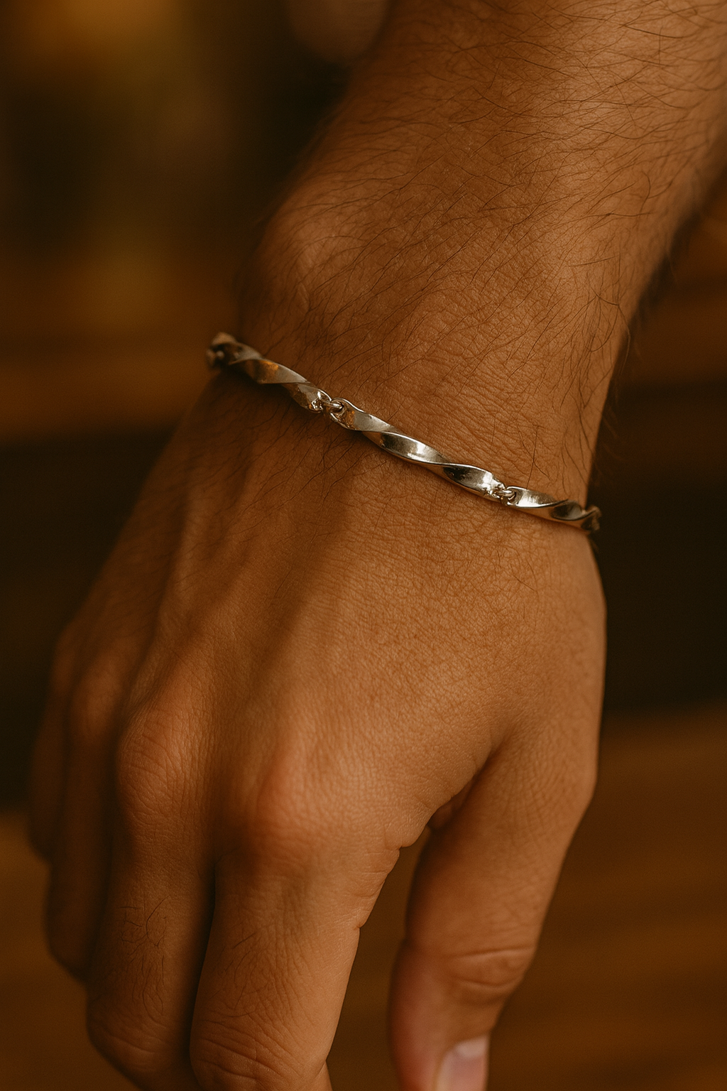 925 Sterling Silver ZigZag Bracelet