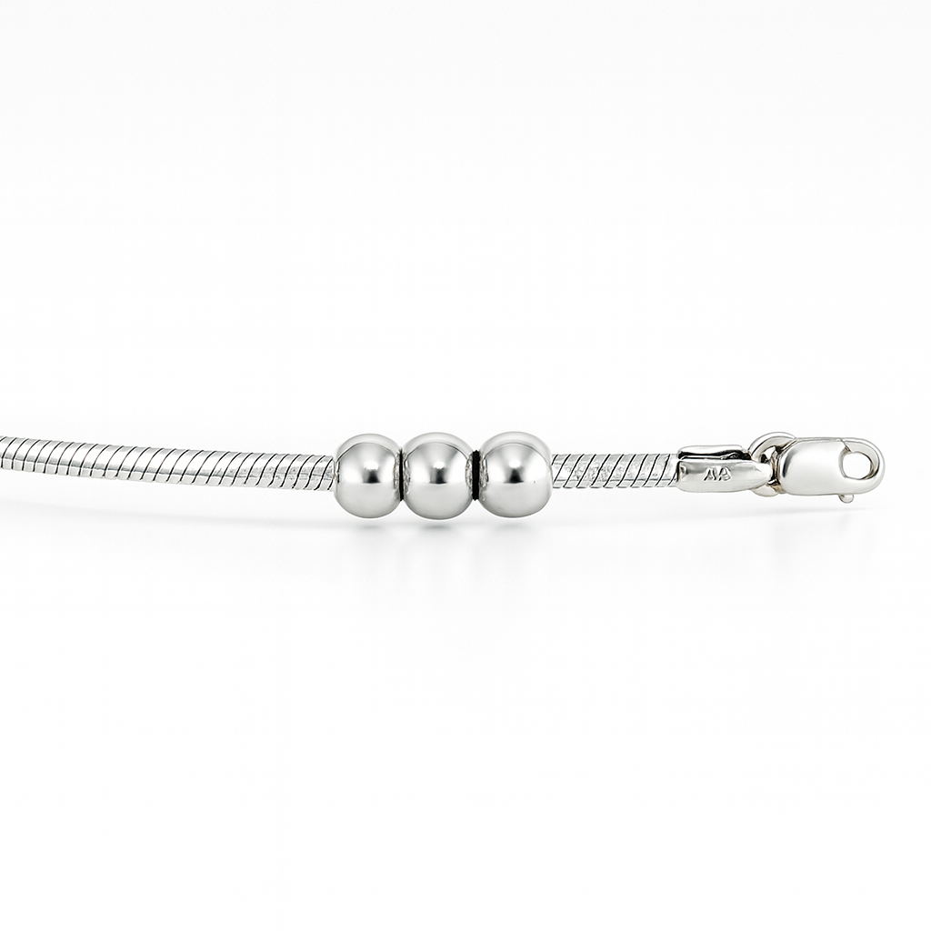 925 Sterling Silver Sweet Vintage-Heart Bracelet