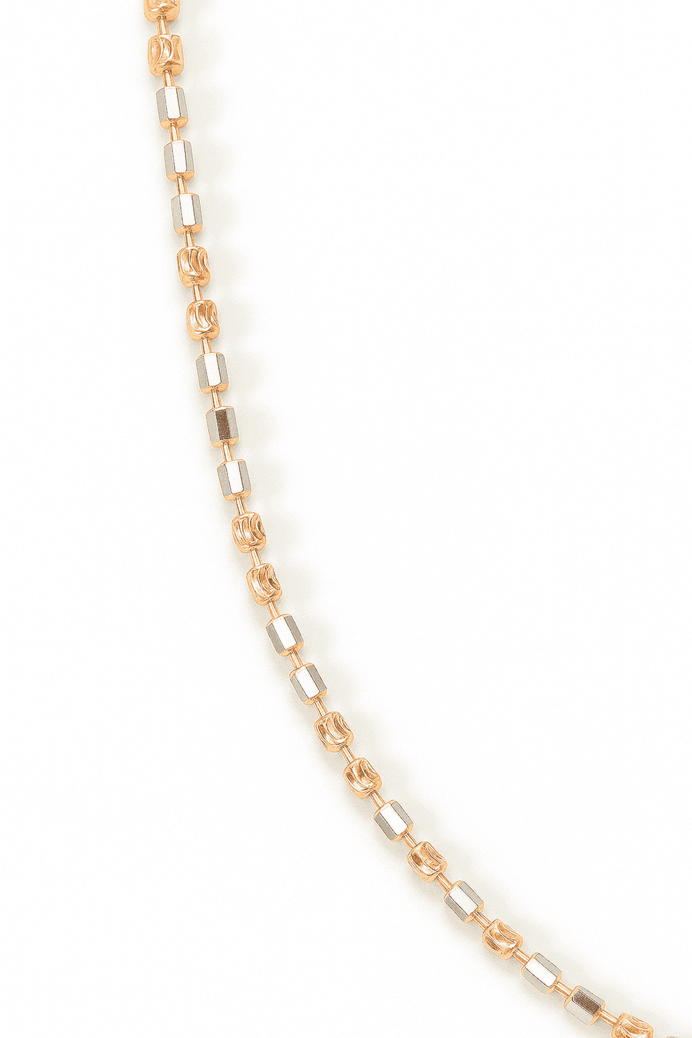 925 Sterling Silver Rose Glow Necklace - Celestora - India - - - 