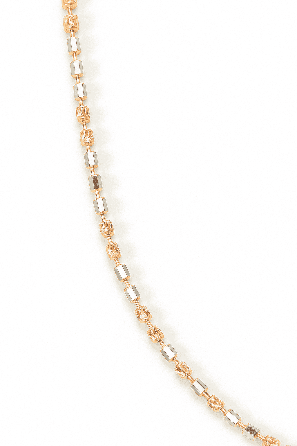 925 Sterling Silver Rose Glow Necklace - Celestora - India - - - 