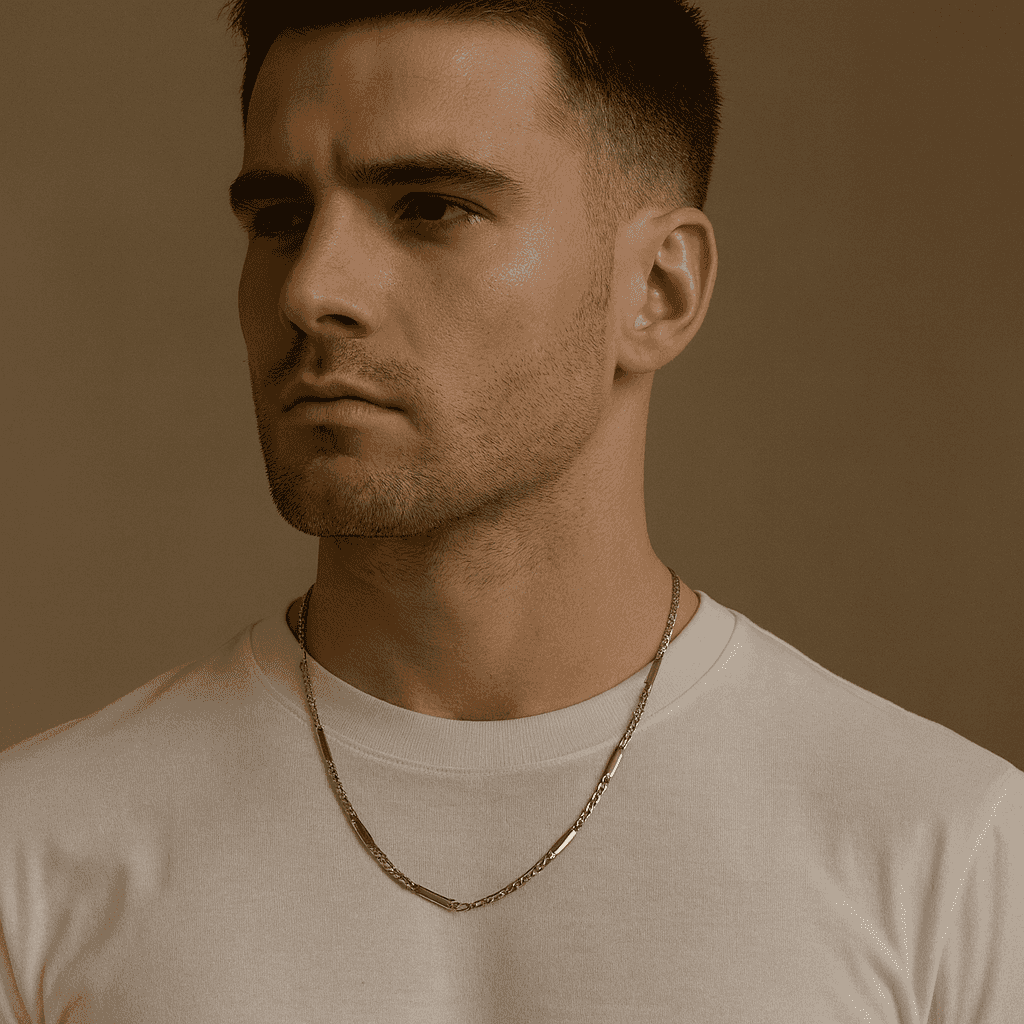 925 Sterling Silver Alternate Band Cuban Chain - Celestora - India - - - Chains for Men, Boys, Gift for Men, Brother, Boyfriend, Husband