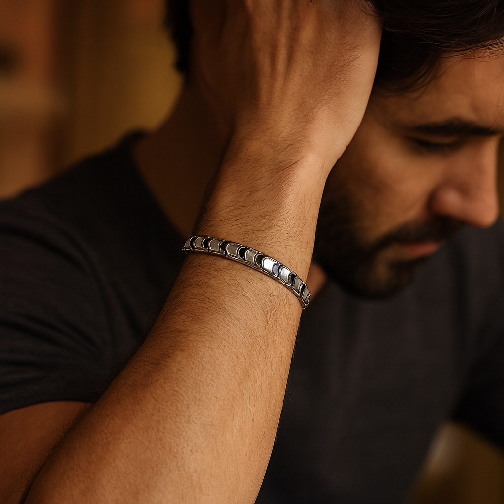 925 Sterling Silver Wave Link Bracelet