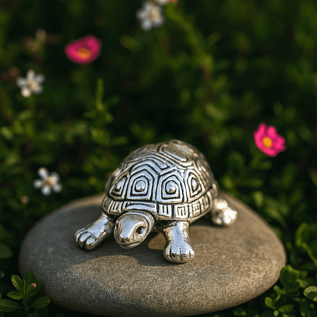 999 Fine Silver Tortoise | Lucky Vastu Home Décor Showpiece for Prosperity - Celestora - India - - - Home Decor for Men, Boys, Gift for Men, Brother, Boyfriend, Husband