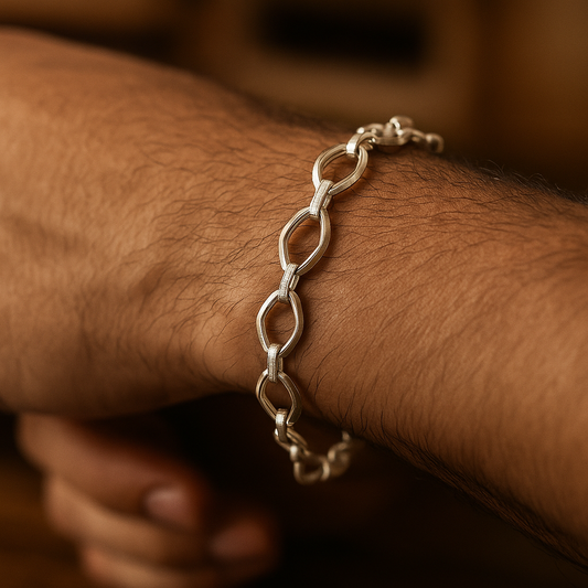 The 925 Sterling Silver Classic Loop Bracelet
