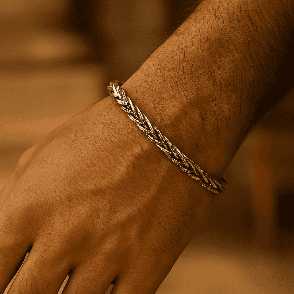 The 925 Sterling Silver Gravity Bracelet | Snake Chain - Celestora - India - Elegant - - Bracelet for Men, Boys, Gift for Men, Brother, Boyfriend, Husband