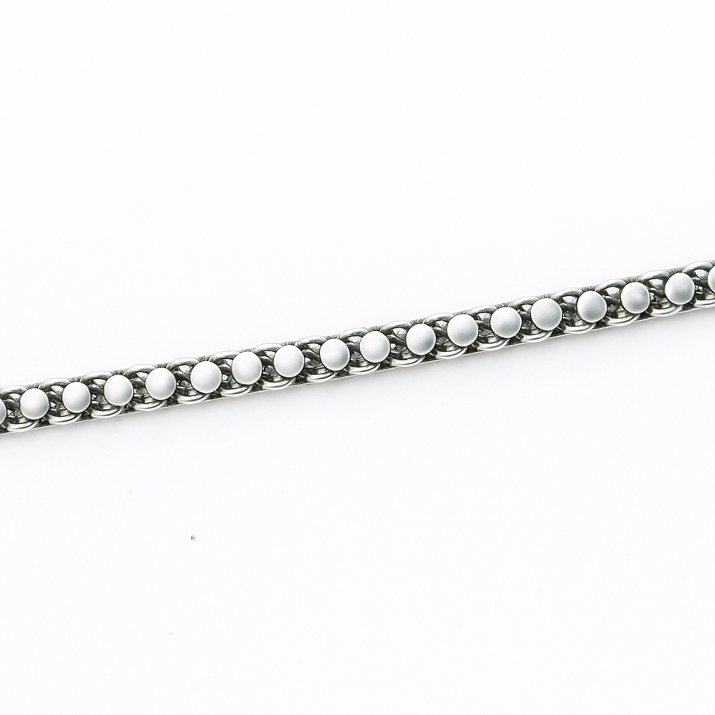The  925 Sterling Silver Dual Design Bracelet