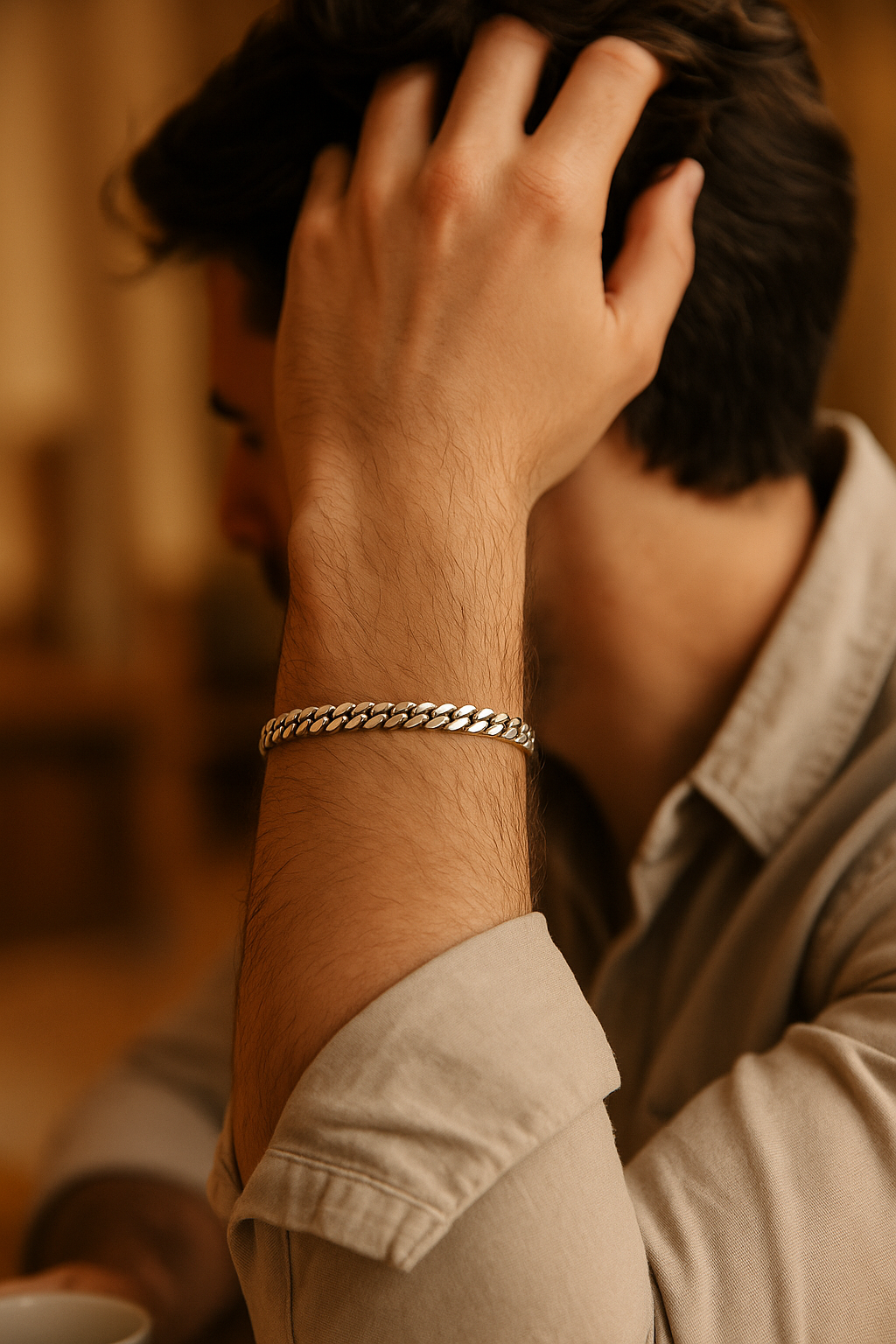 The 925 Sterling Silver Classic Cuban Curb Bracelet