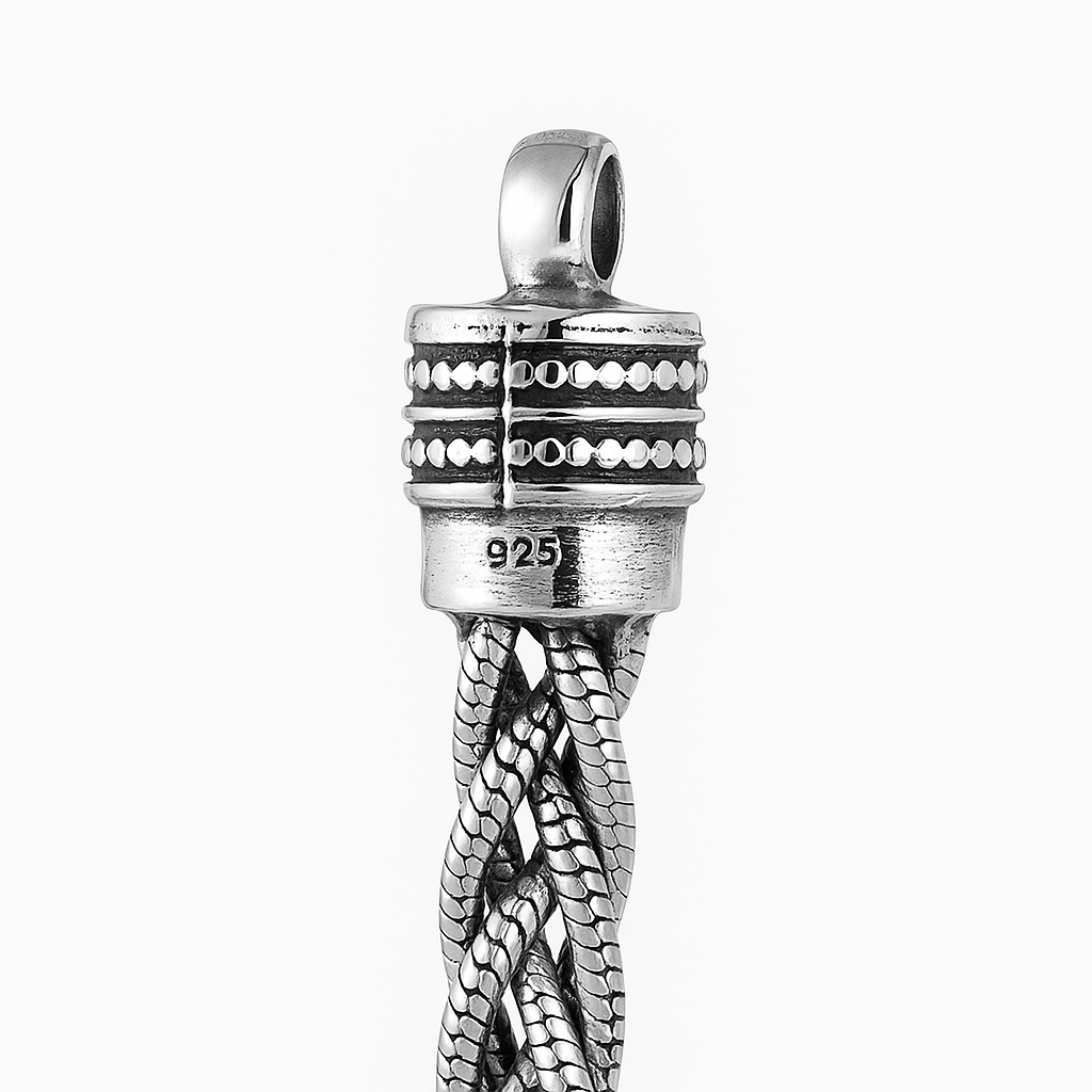 The 925 Sterling Silver Gravity Bracelet | Snake Chain