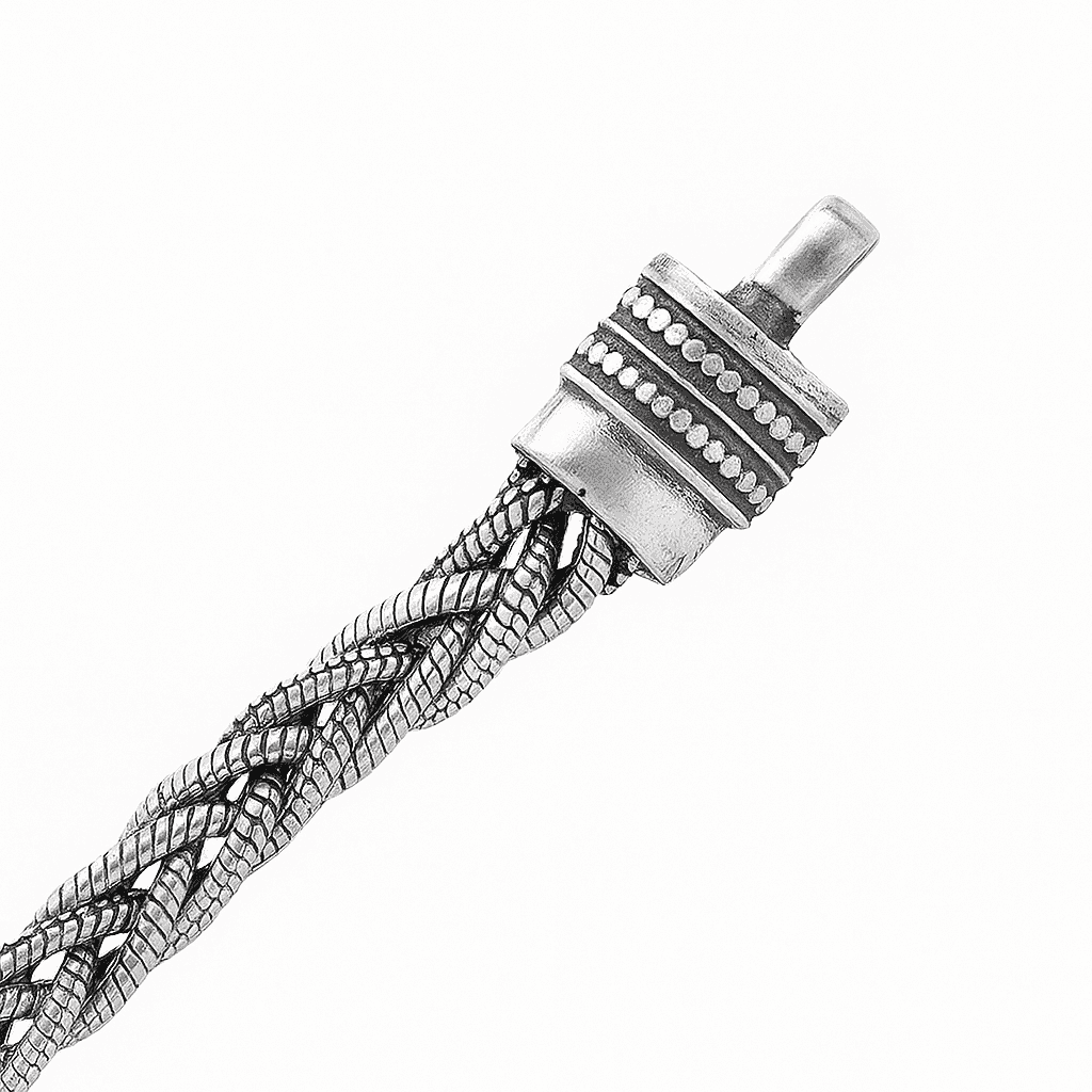 The 925 Sterling Silver Gravity Bracelet | Snake Chain - Celestora - India - Elegant - - Bracelet for Men, Boys, Gift for Men, Brother, Boyfriend, Husband