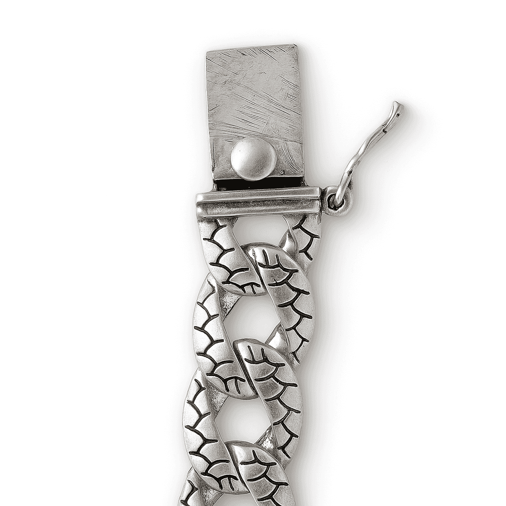 The 925 Sterling Silver Cuban Bracelet - Celestora - India - Victory - - Bracelet for Men, Boys, Gift for Men, Brother, Boyfriend, Husband