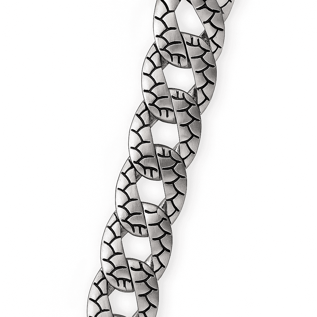 The 925 Sterling Silver Cuban Bracelet - Celestora - India - Victory - - Bracelet for Men, Boys, Gift for Men, Brother, Boyfriend, Husband