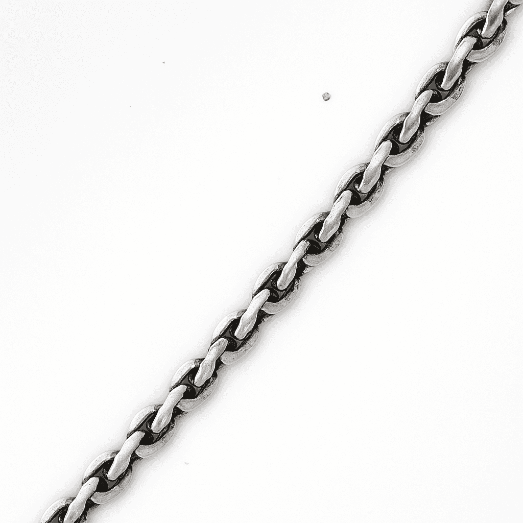 The 925 Sterling Silver Strike Chain - Celestora - India - Textured Snake Chain - - Chains for Men, Boys, Gift for Men, Brother, Boyfriend, Husband