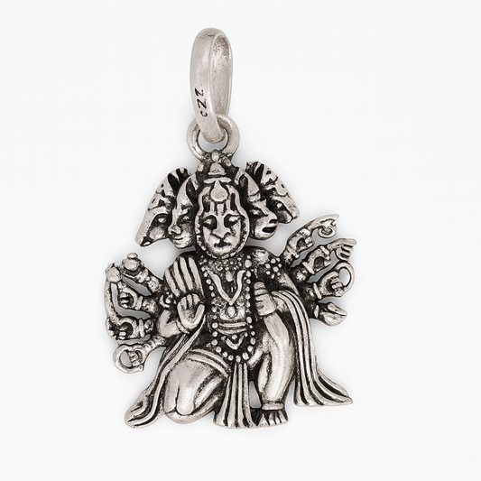 The 925 Sterling Silver Hanuman Pendant | Unisex | Without Chain