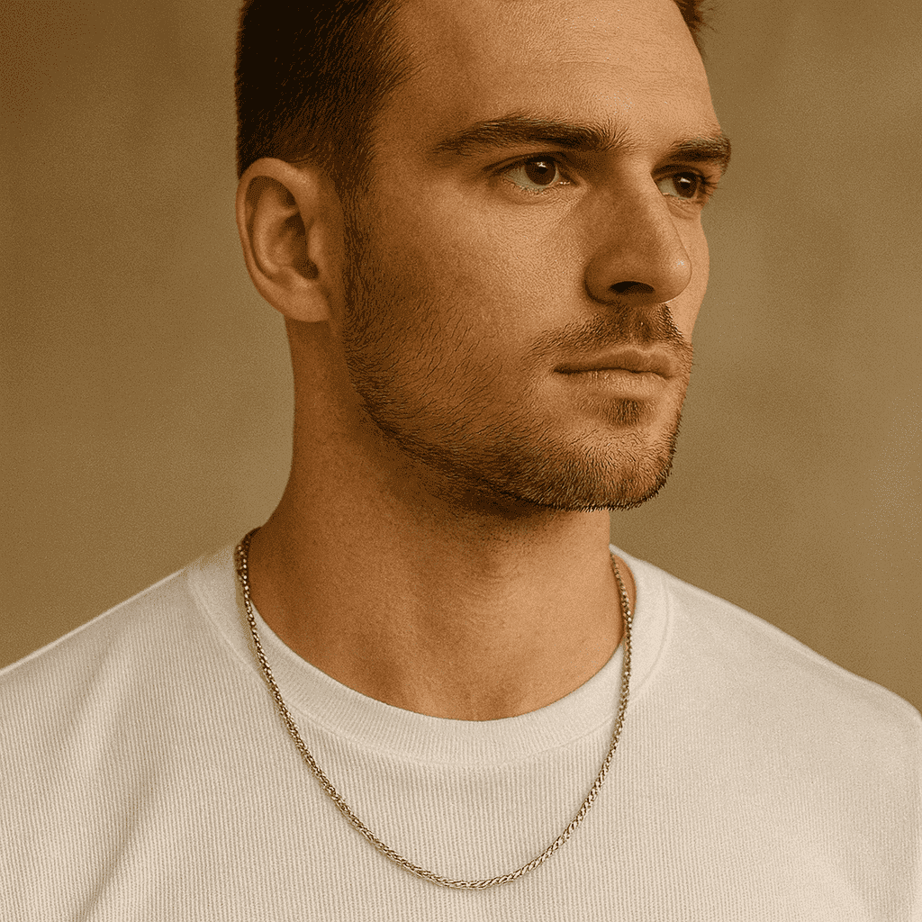 925 Sterling Silver Dark Snake Chain - Celestora - India - - men - 