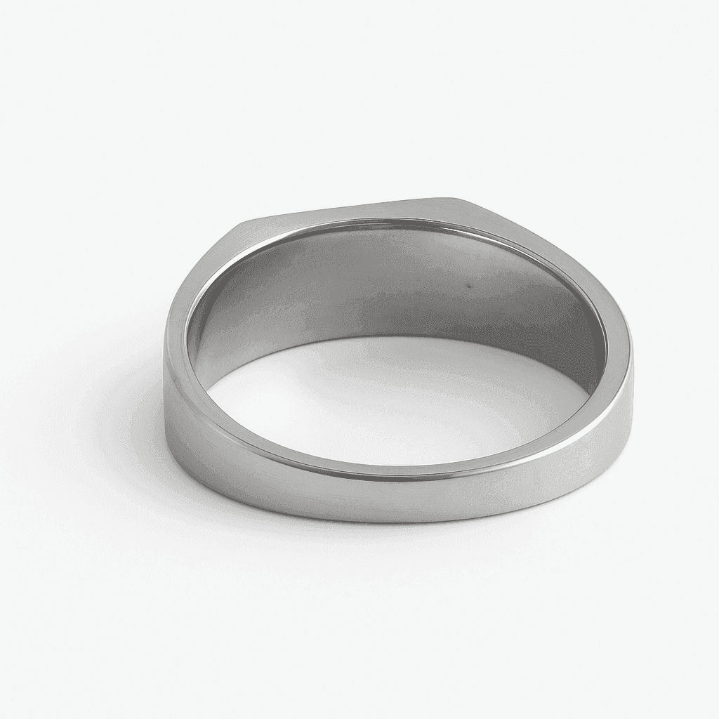 The 925 Sterling Silver Balance Ring - Celestora - India - Calmness / 10 - men - Ring