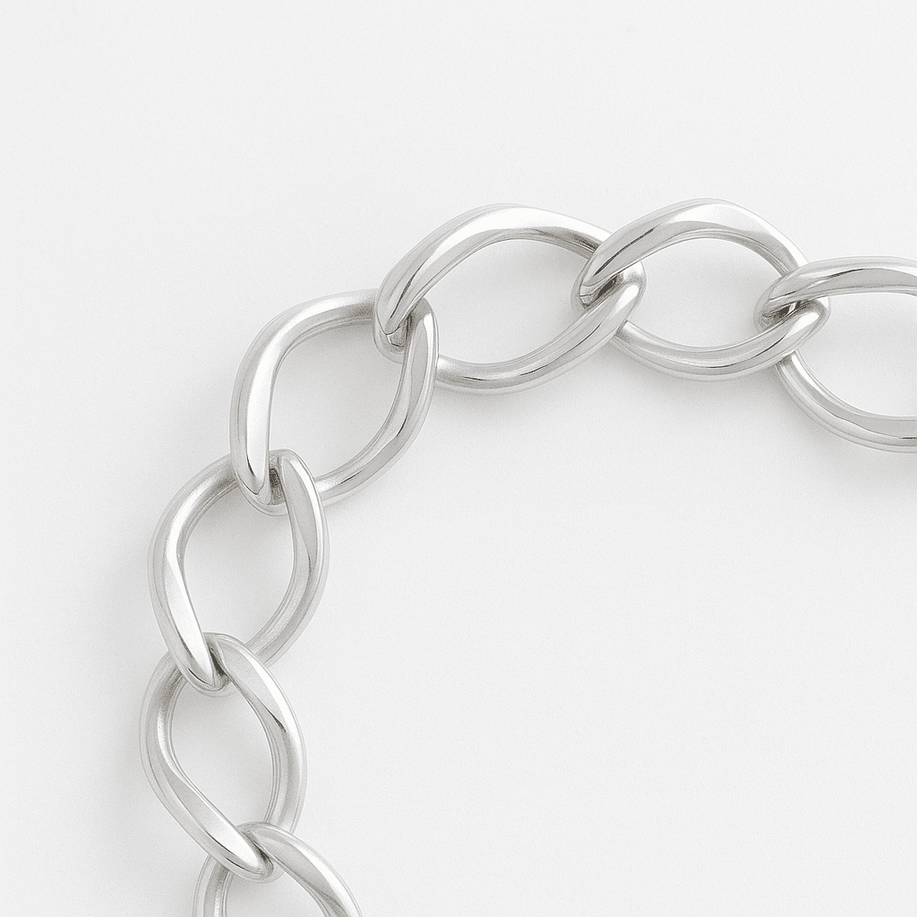 The 925 Sterling Silver Classic Loop Bracelet - Celestora - India - - - Bracelet for Men, Boys, Gift for Men, Brother, Boyfriend, Husband
