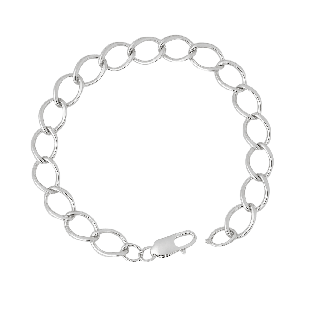 The 925 Sterling Silver Classic Loop Bracelet - Celestora - India - - - Bracelet for Men, Boys, Gift for Men, Brother, Boyfriend, Husband