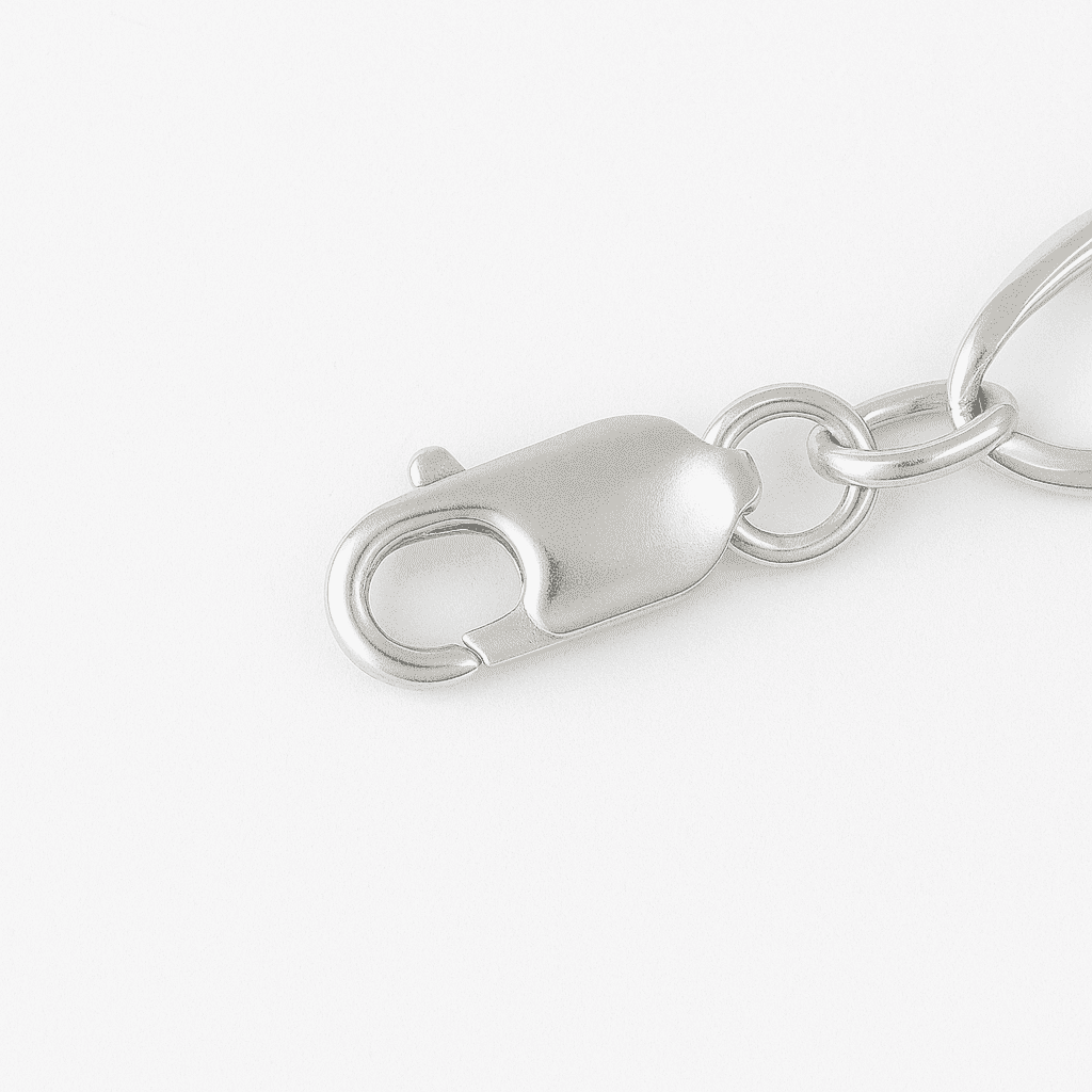 The 925 Sterling Silver Classic Loop Bracelet - Celestora - India - Oval Loop - - Bracelet for Men, Boys, Gift for Men, Brother, Boyfriend, Husband