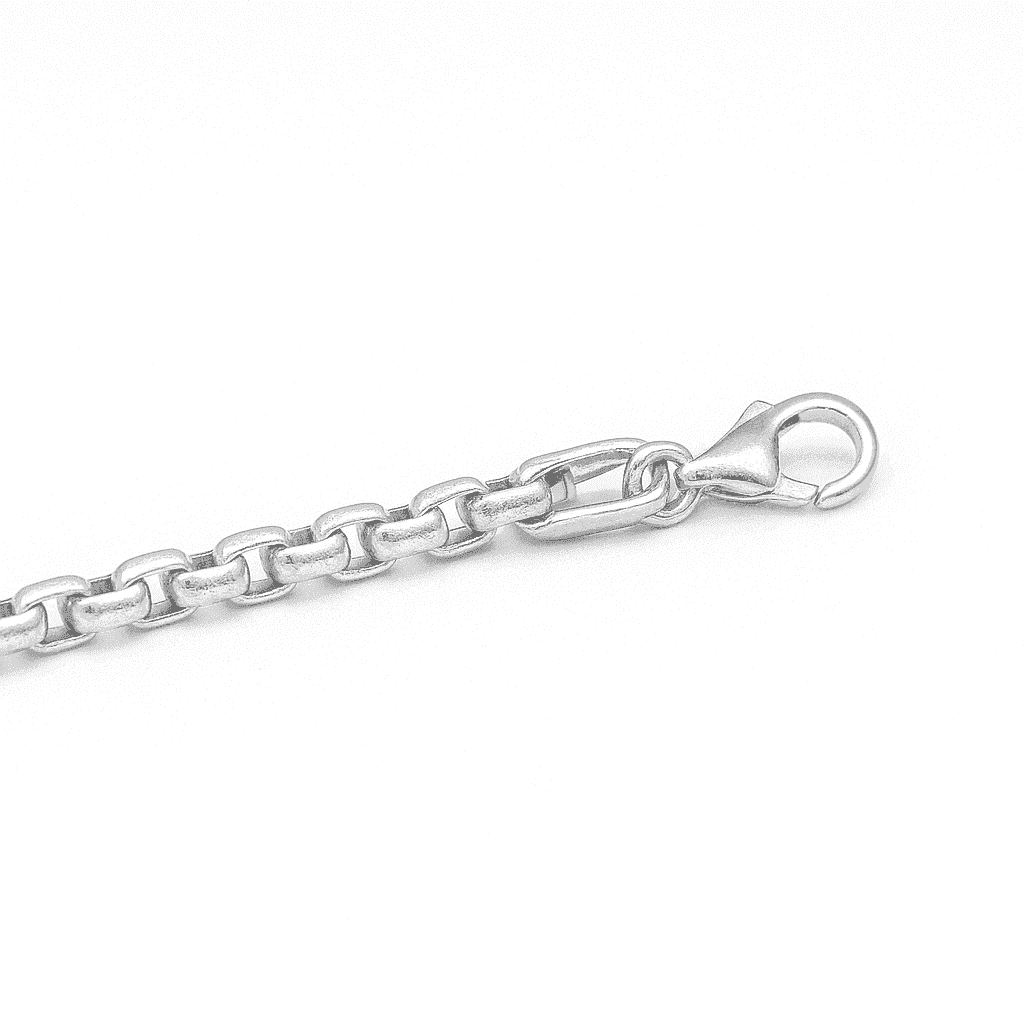 The 925 Sterling Silver Vanguard Chain | Cable Chain - Celestora - India - 20 inches - - Chains for Men, Boys, Gift for Men, Brother, Boyfriend, Husband