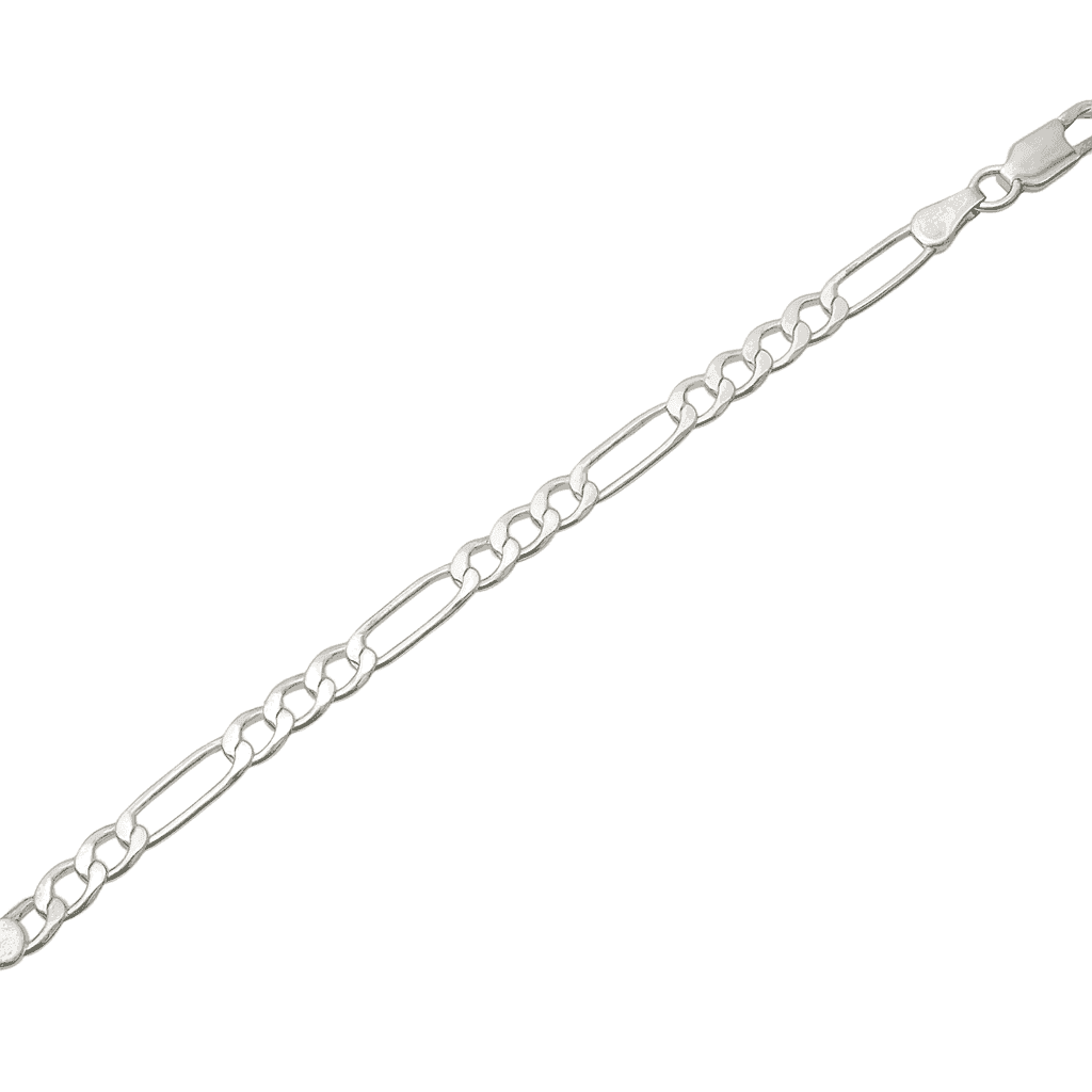 The 925 Sterling Silver Classic Figaro Bracelet - Celestora - India - - - Bracelet for Men, Boys, Gift for Men, Brother, Boyfriend, Husband