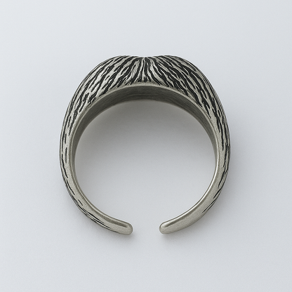 The 925 Sterling Silver Owl Evil Eye Ring | Adjustable