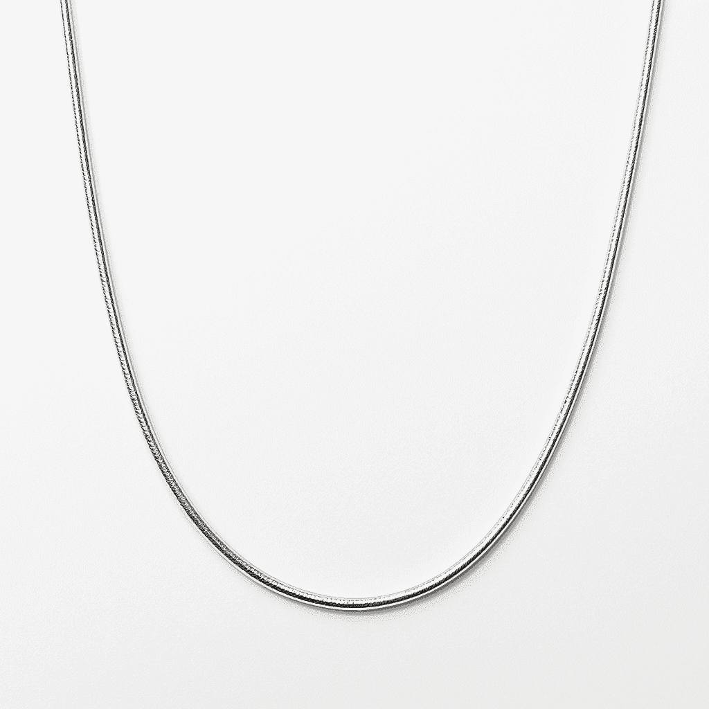 The 925 Sterling Silver Echo Chain | Snake Chain - Celestora - India - 20 inches | Lobster Clasp - - Chains for Men, Boys, Gift for Men, Brother, Boyfriend, Husband