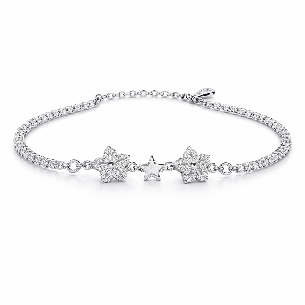 Celestial Star Silver Bracelet