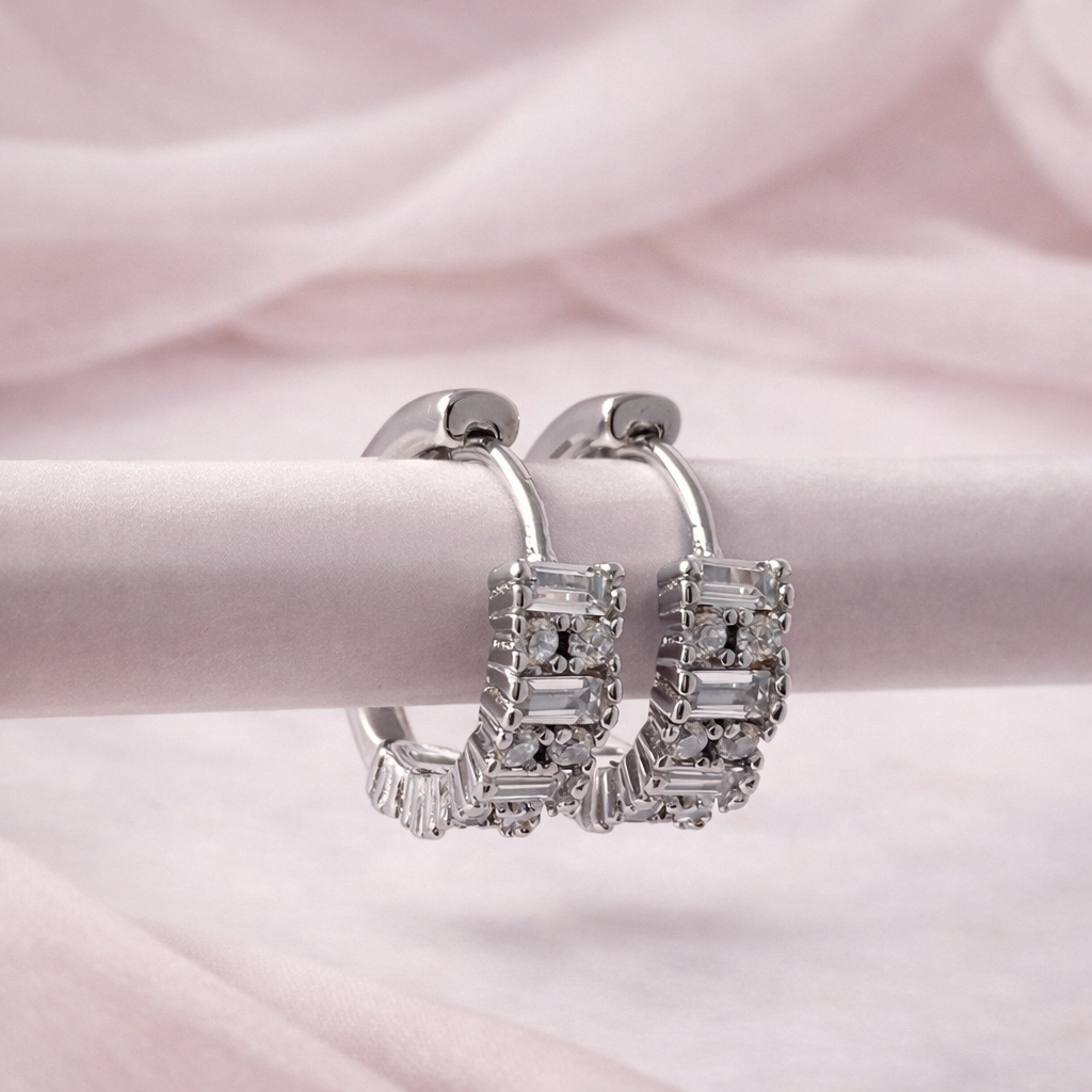 Cute Sparkle Zircon Earrings