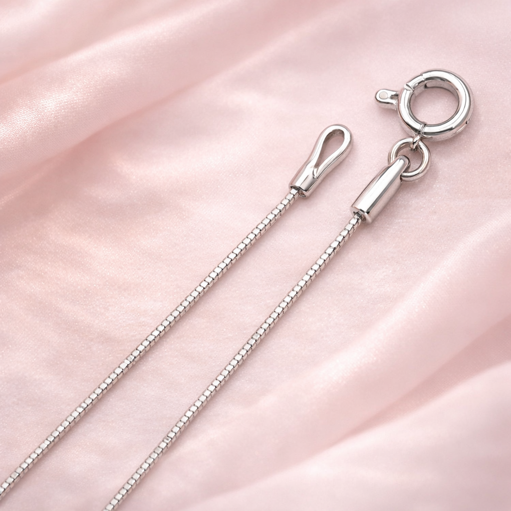 Sleek Minimal Snake Chain Necklace