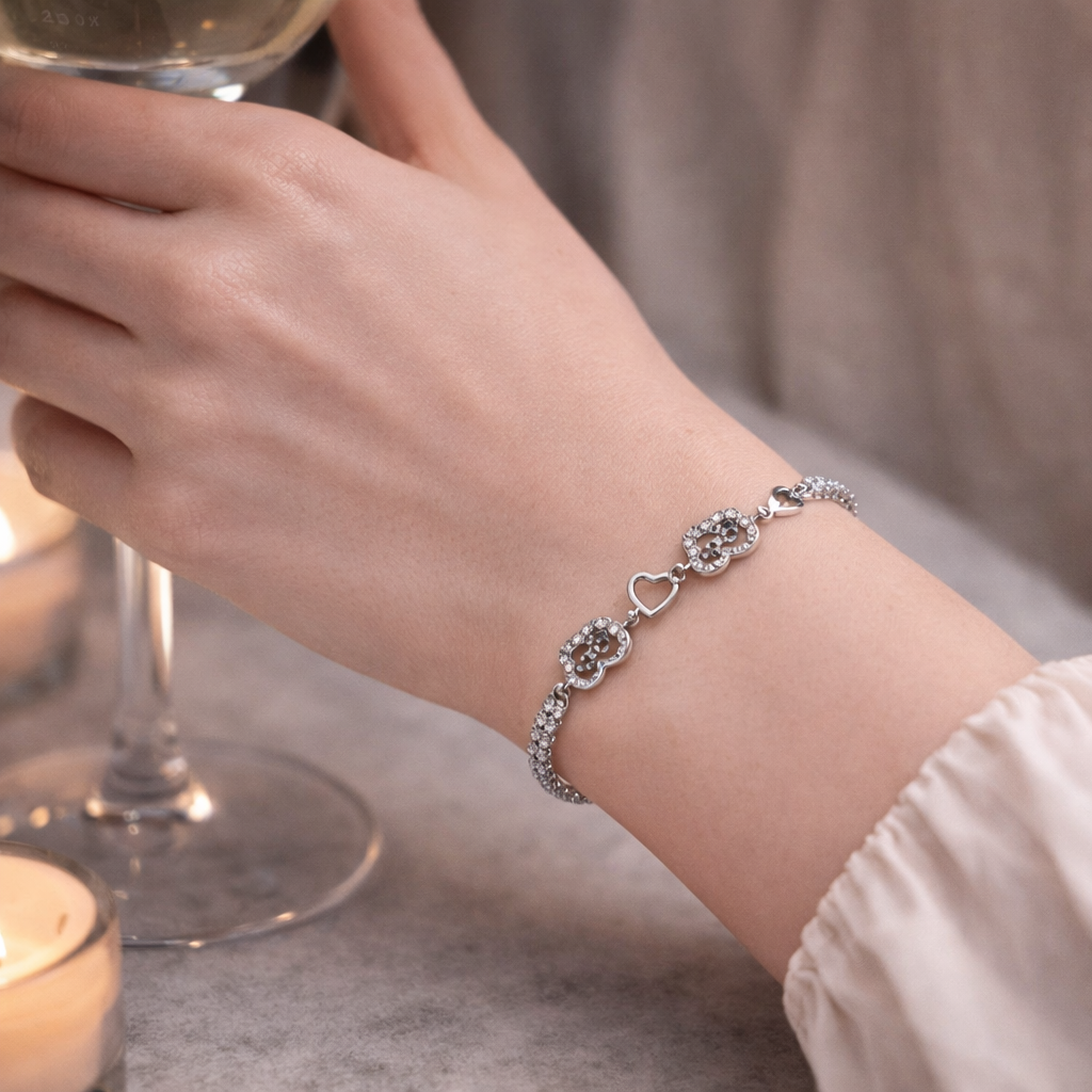 Heart in Heart Bracelet