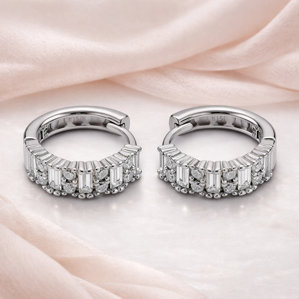 Cute Sparkle Zircon Earrings