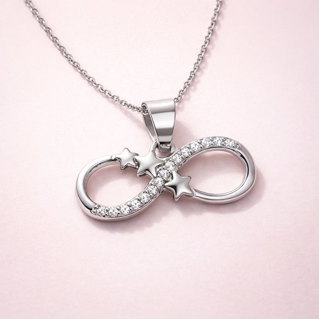 Celestial Infinity Star Silver pendant