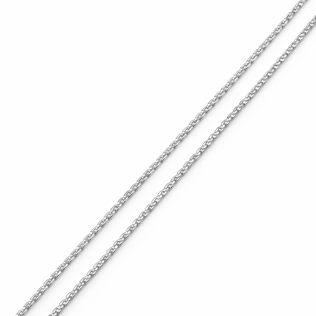 Essential Silver Spiga Wheat Chain Necklace